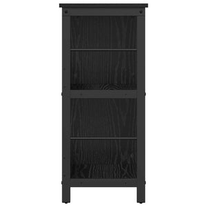 vidaXL Bookshelf Black Oak Look 102 x 32 x 72.5 cm