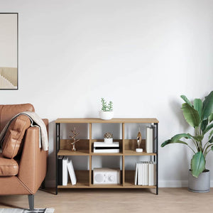 vidaXL Bookshelf Artisan Oak 102 x 32 x 72.5 cm Engineered Wood