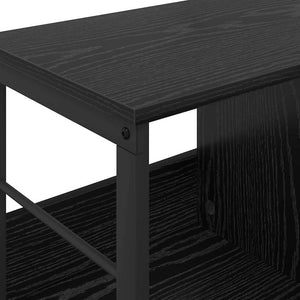 vidaXL Bookshelf Black Oak Look 102 x 32 x 40.5 cm