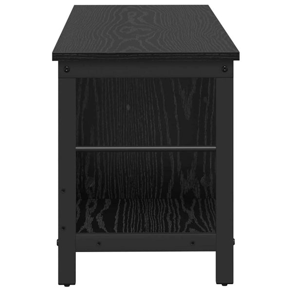 vidaXL Bookshelf Black Oak Look 102 x 32 x 40.5 cm