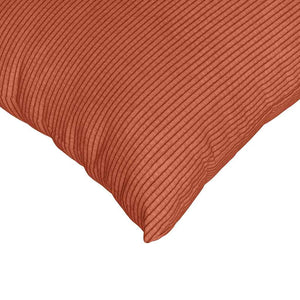 Sofakissen 2er Set Cord Rot-Orange 60x40cm