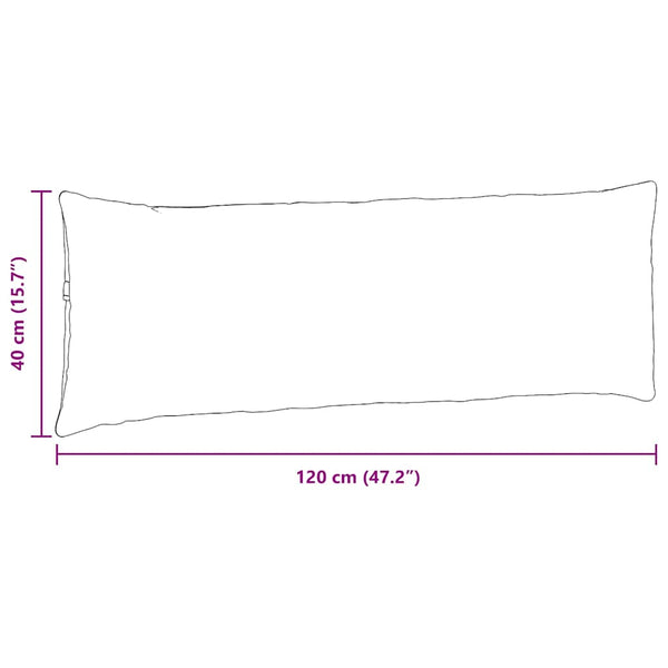Dunkelgrüne Sofakissen, 2er-Set, 120x40 cm