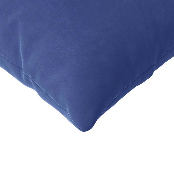 Sofakissen 2er Set Polizeiblau Cord 120x40