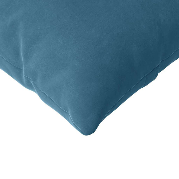 Sofakissen 2er Set Blau Cord 200x40cm