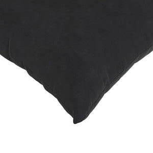 vidaXL Sofa Cushions 2 pcs Black 60x60 cm Corduroy