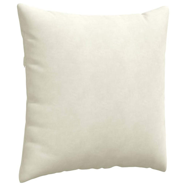 Sofakissen 2er Set Creme Cord 80x80 cm