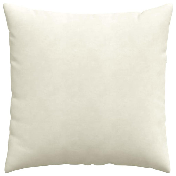 Sofakissen 2er Set Creme Cord 80x80 cm