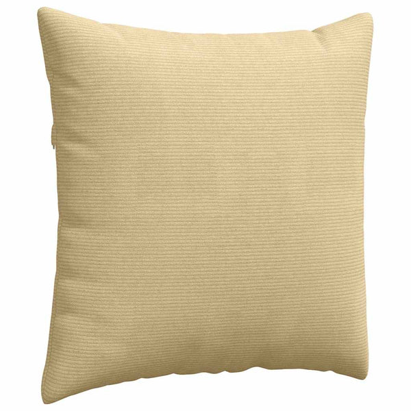 Sofakissen 2er Set Grau-Grün Cord 80x80cm