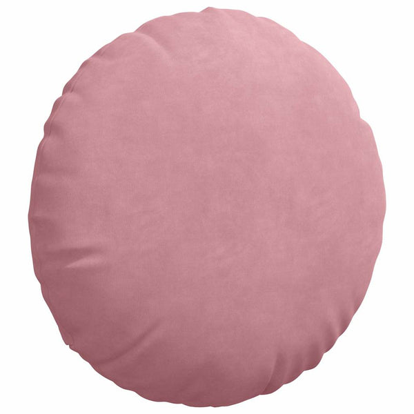 Rosa Samt Sitzkissen 2er Set Ø40cm