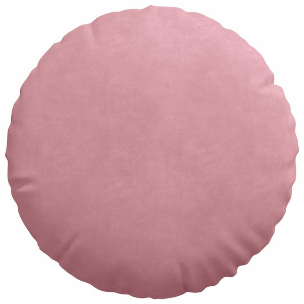 Rosa Samt Sitzkissen 2er Set Ø40cm