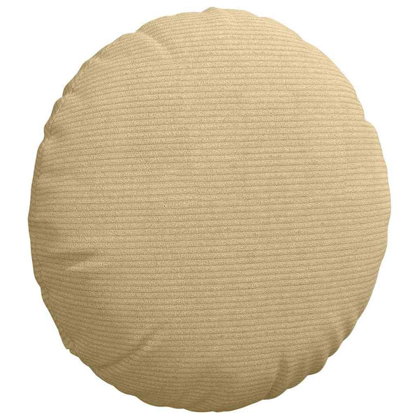 vidaXL Seat Cushions 2 pcs Grey-Green Ø 40 cm Corduroy