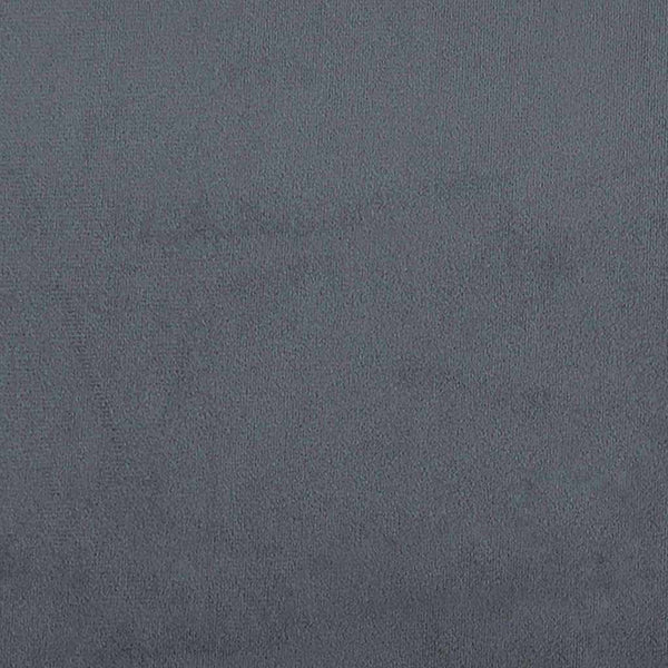 vidaXL Seat Cushions 2 pcs Dark Grey Ø50 x 19 cm Velvet
