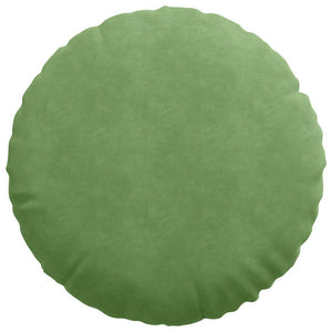 vidaXL Floor Cushions 2 pcs Light Green Ø60 x 21 cm Velvet