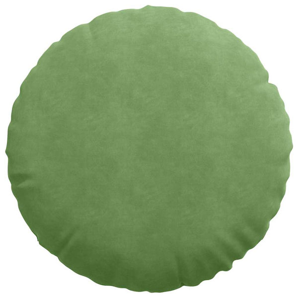 vidaXL Floor Cushions 2 pcs Light Green Ø60 x 21 cm Velvet