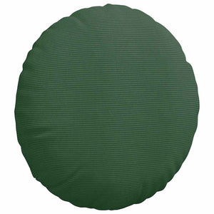 vidaXL Seat Cushions 2 pcs Dark Green Ø 80 cm Corduroy