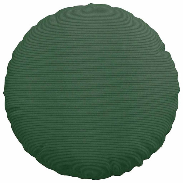 vidaXL Seat Cushions 2 pcs Dark Green Ø 80 cm Corduroy