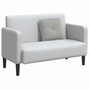 vidaXL Back Cushion Light Grey 50 x 45 cm Microfiber Fabric