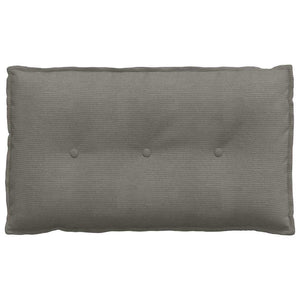 vidaXL Back Cushion Light Grey 80 x 50 cm Corduroy Fabric