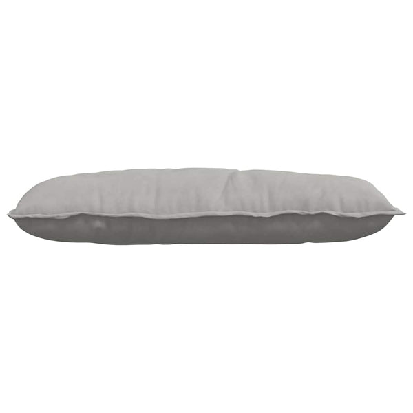 vidaXL Back Cushion Light Grey 100 x 50 cm Microfiber Fabric