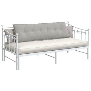 vidaXL Back Cushion Light Grey 160 x 50 cm Microfiber Fabric