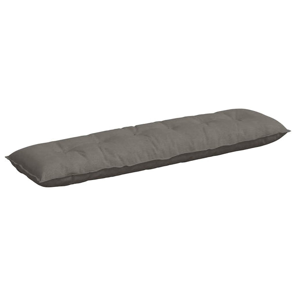 vidaXL Back Cushion Light Grey 180 x 50 cm Corduroy