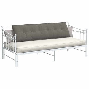 vidaXL Back Cushion Light Grey 180 x 50 cm Corduroy