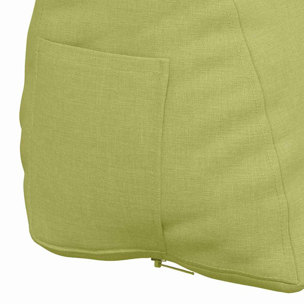 vidaXL Back Cushion Light Green 45 x 20 x 35 cm Fabric