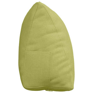 vidaXL Back Cushion Light Green 45 x 20 x 35 cm Fabric