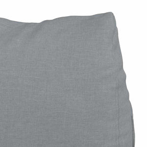 vidaXL Back Cushion Light Grey 60 x 20 x 50 cm Fabric