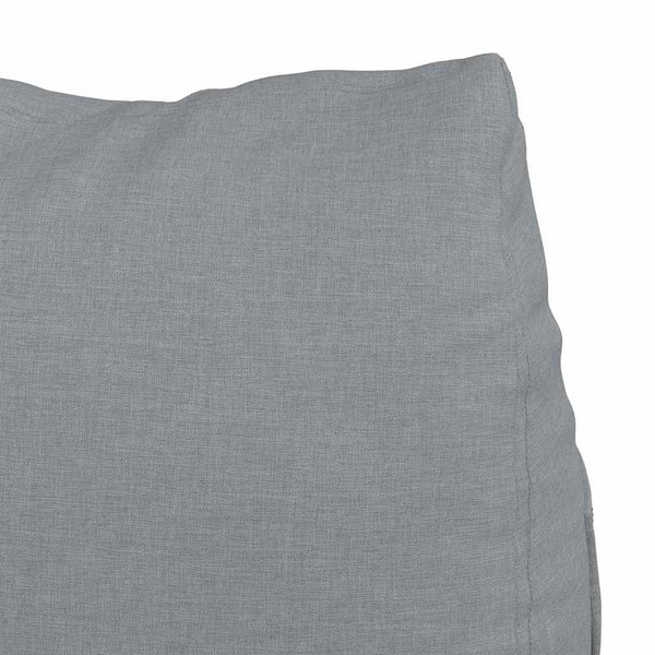 vidaXL Back Cushion Light Grey 60 x 20 x 50 cm Fabric
