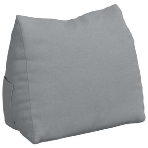 vidaXL Back Cushion Light Grey 60 x 20 x 50 cm Fabric