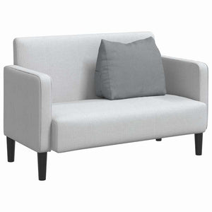 vidaXL Back Cushion Light Grey 60 x 20 x 50 cm Fabric