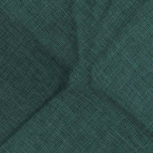 vidaXL Seat Cushions 4 pcs Dark Green 40 x 40 x 12 cm Fabric