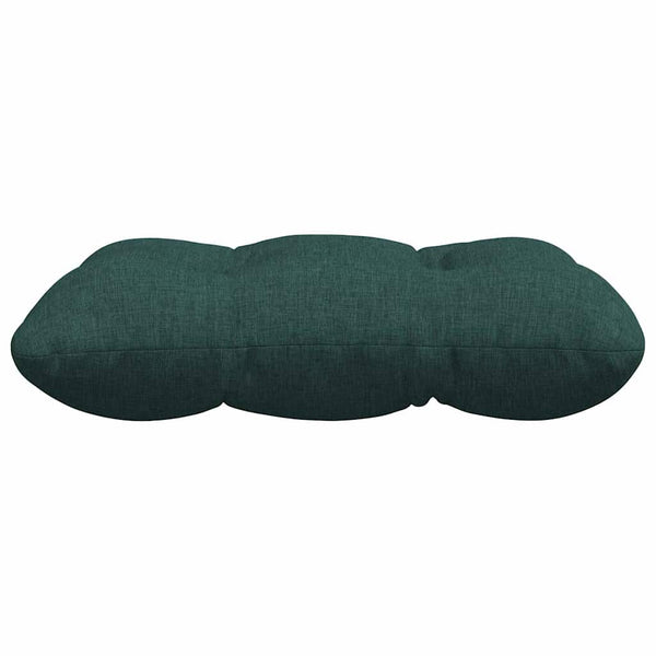 vidaXL Seat Cushions 4 pcs Dark Green 40 x 40 x 12 cm Fabric