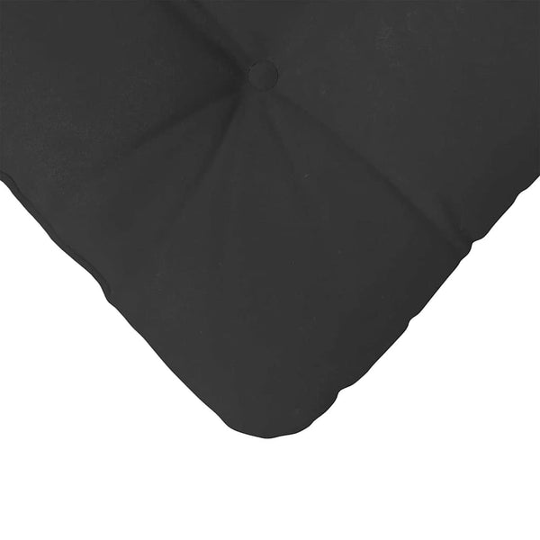vidaXL Seat Cushions 4 pcs Black 40 x 40 cm Microfiber Fabric