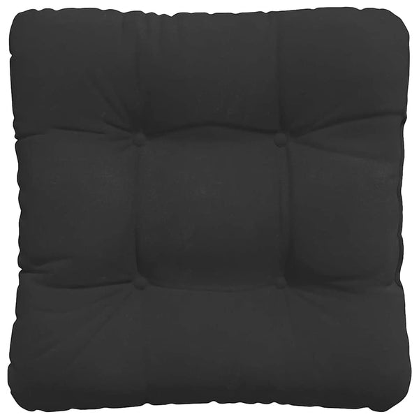vidaXL Seat Cushions 4 pcs Black 40 x 40 cm Microfiber Fabric