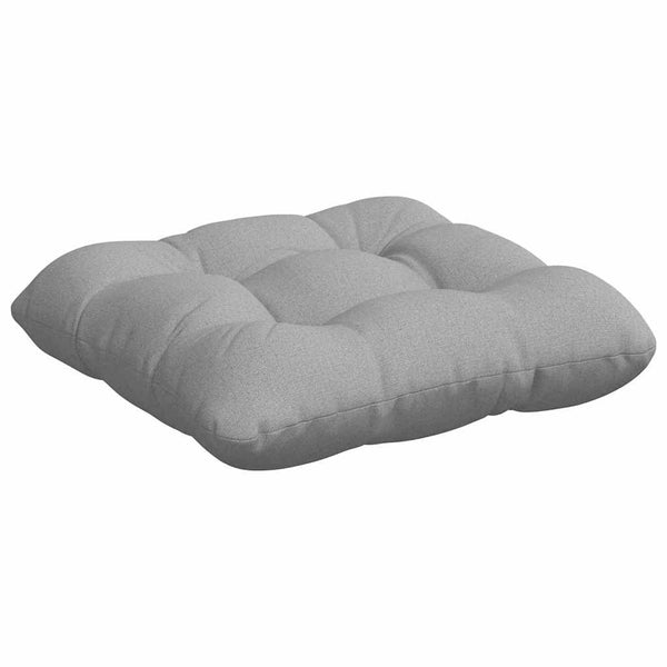 vidaXL Seat Cushions 4 pcs Cloud Grey 45 x 45 x 12 cm Fabric