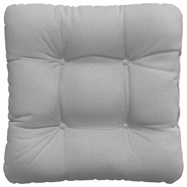 vidaXL Seat Cushions 4 pcs Cloud Grey 45 x 45 x 12 cm Fabric