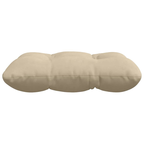 vidaXL Seat Cushions 4 pcs Cream 45 x 45 cm Microfiber Fabric