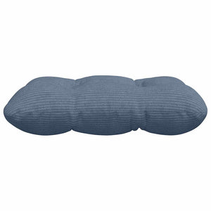 vidaXL Seat Cushions 4 pcs Blue 45 x 45 cm Corduroy