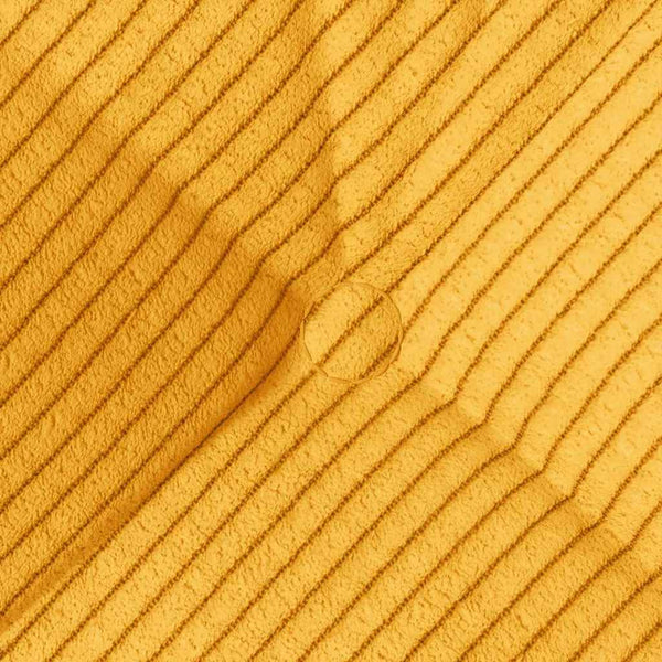 vidaXL Seat Cushions 4 pcs Light Yellow 45 x 45 cm Corduroy