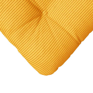 vidaXL Seat Cushions 4 pcs Light Yellow 45 x 45 cm Corduroy