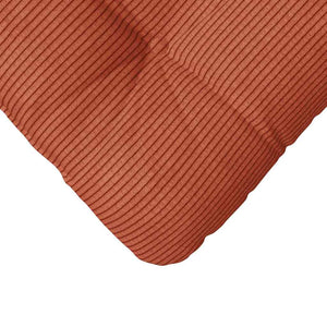 vidaXL Seat Cushions 4 pcs Red-Orange 45 x 45 cm Corduroy