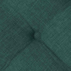 vidaXL Seat Cushions 4 pcs Dark Green 40 x 40 x 6 cm Fabric