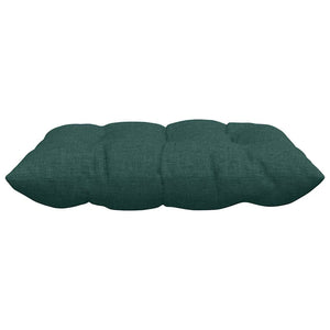 vidaXL Seat Cushions 4 pcs Dark Green 40 x 40 x 6 cm Fabric