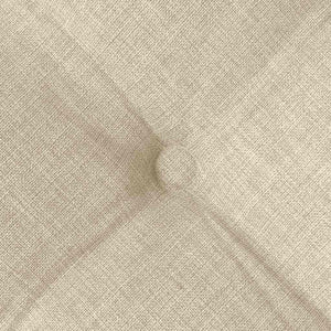 vidaXL Seat Cushions 4 pcs Cream 40 x 40 x 6 cm Fabric