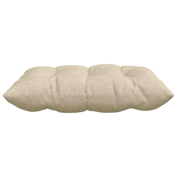 vidaXL Seat Cushions 4 pcs Cream 40 x 40 x 6 cm Fabric