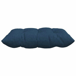 vidaXL Seat Cushions 4 pcs Blue 40 x 40 x 6 cm Fabric