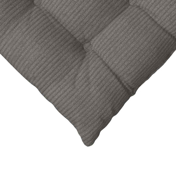 vidaXL Seat Cushions 4 pcs Light Grey 40 x 40 x 6 cm Corduroy