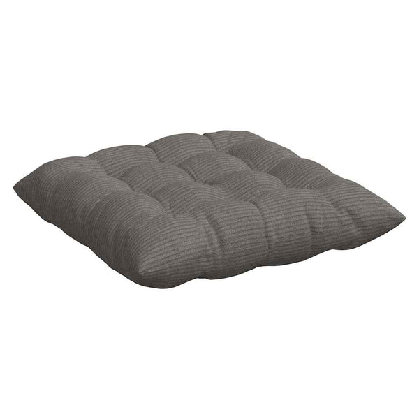 vidaXL Seat Cushions 4 pcs Light Grey 40 x 40 x 6 cm Corduroy